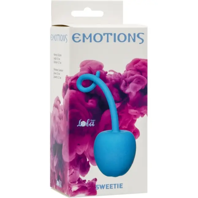 Голубой стимулятор-вишенка со смещенным центром тяжести Emotions Sweetie - Emotions. Фотография 3.