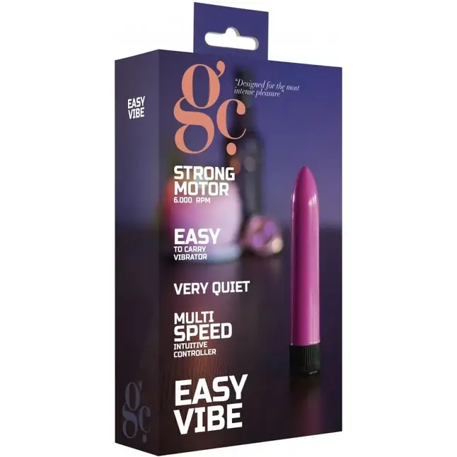 Фиолетовый вибратор GC Easy Vibe - 13,2 см - GC. Фотография 2.