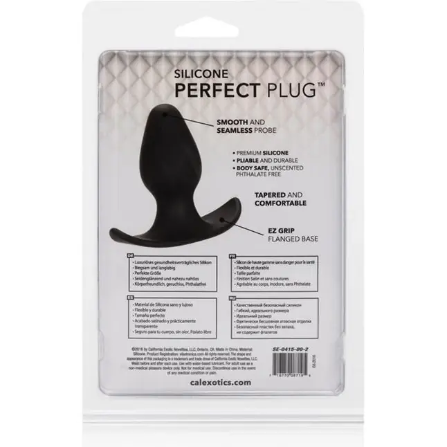 Анальная пробка из силикона SILICONE PERFECT PLUG - Anal Toys. Фотография 5.