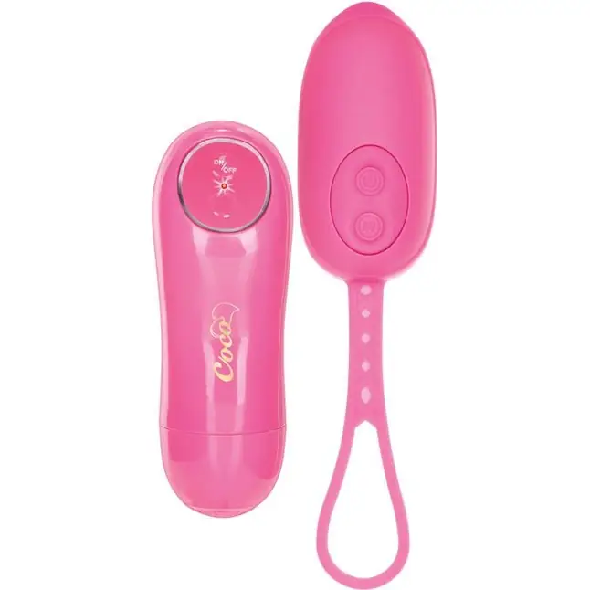 Розовое виброяйцо Coco licious Remote Control Bullet - Coco Licious