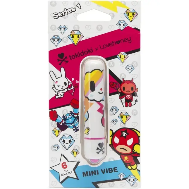 Вибропуля с тучками MINI BULLET VIBRATOR WHITE CLOUDS. Фотография 3.