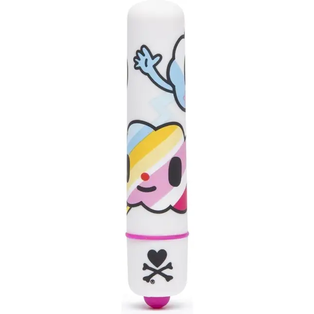 Вибропуля с тучками MINI BULLET VIBRATOR WHITE CLOUDS