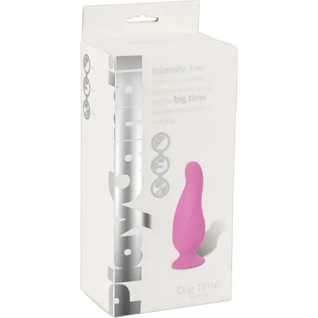 Розовая анальная пробка PLAY CANDI BIG TIME BIG PINK - 14,5 см - Play Candi. Фотография 3.