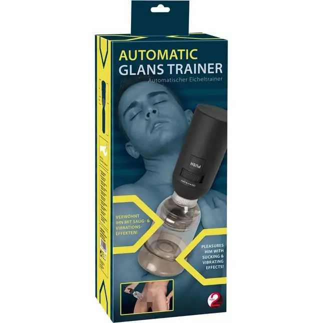 Мини-помпа с эффектом посасывания и вибрацией Automatic Glans Trainer - You2Toys. Фотография 10.
