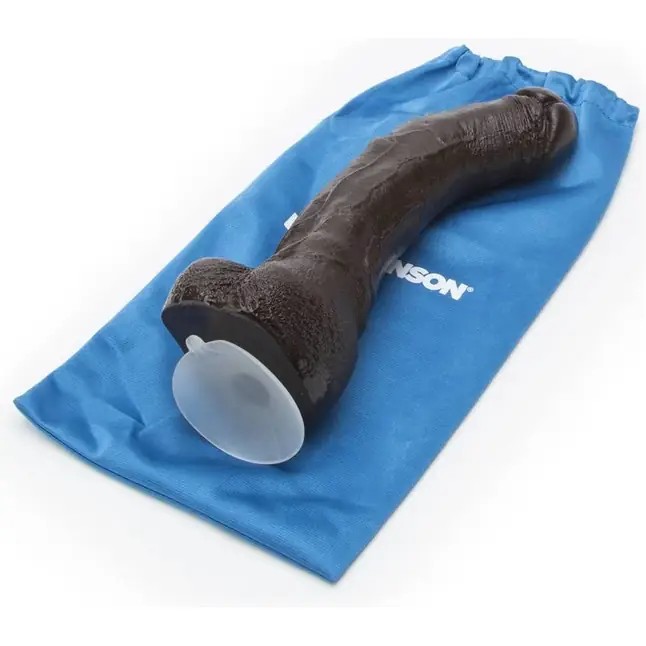 Коричневый фаллоимитатор Black Thunder - 31,2 см - Vac-U-Lock. Фотография 5.