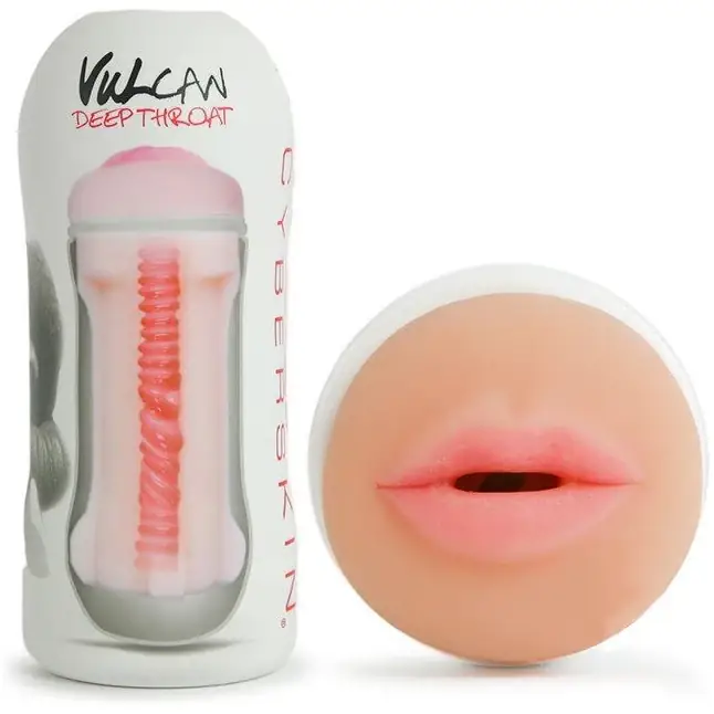 Мастурбатор-ротик в тубе Vulcan Deep Throat - Vulcan
