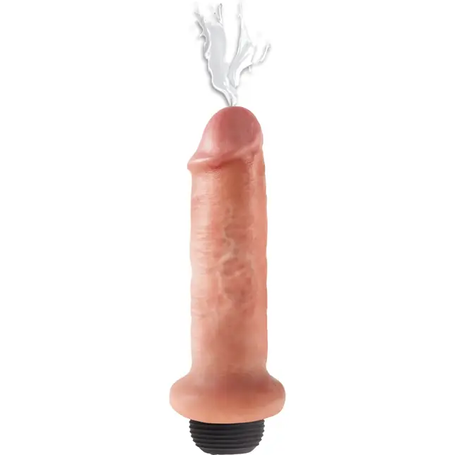 Фаллоимитатор с имитацией семяизвержения 6 Squirting Cock - 17,8 см - King Cock