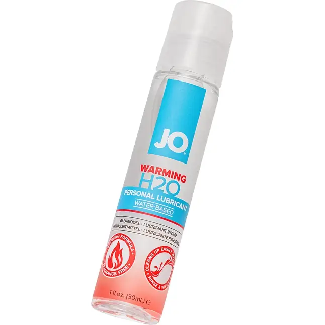 Возбуждающий лубрикант на водной основе JO Personal Lubricant H2O Warming - 30 мл - JO H2O Classic. Фотография 4.