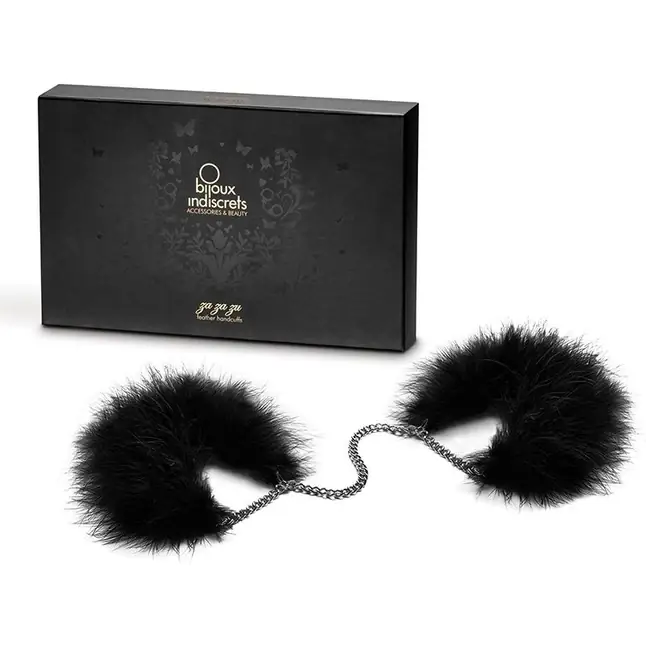 Перьевые наручники Za Za Zu Feather Handcuffs Bijoux. Фотография 2.