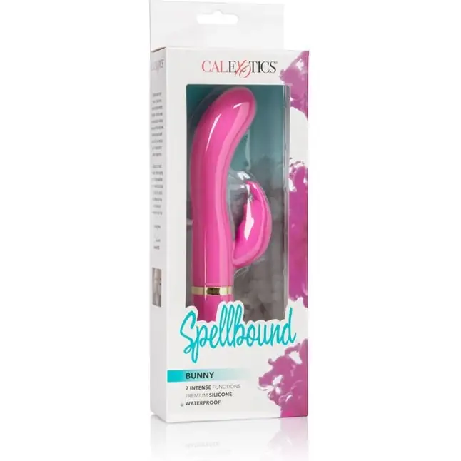 Вибромассажер Spellbound Bunny с загнутым кончиком - 17,8 см - Spellbound. Фотография 2.