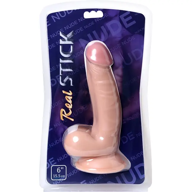 Фаллоимитатор на присоске Realstick Nude - 20 см - RealStick Nude. Фотография 8.