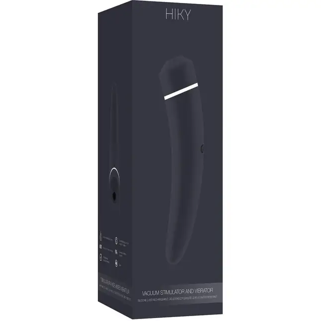 Чёрный вакуумный клиторальный вибромассажер Personal vibrator HIKY - Hiky