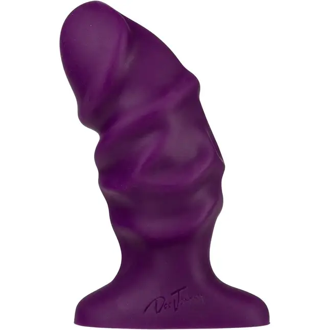 Фиолетовый анальный стимулятор The Raging Plug - 11 см - Platinum Premium Silicone