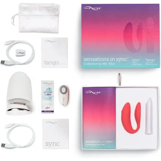 Подарочный вибронабор We-Vibe Sensations in Sync. Фотография 3.