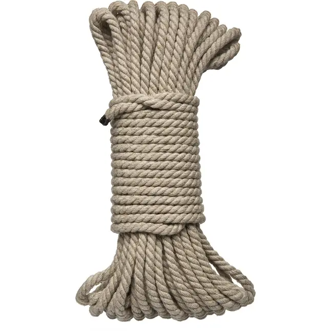 Бондажная пеньковая верёвка Kink Bind Tie Hemp Bondage Rope 50 Ft - 15 м - Kink