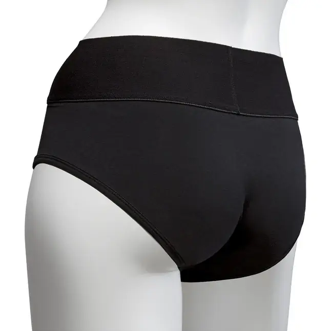 Трусики-брифы с плугом Vac-U-Lock Panty Harness with Plug Briefs - S/M - Vac-U-Lock. Фотография 2.