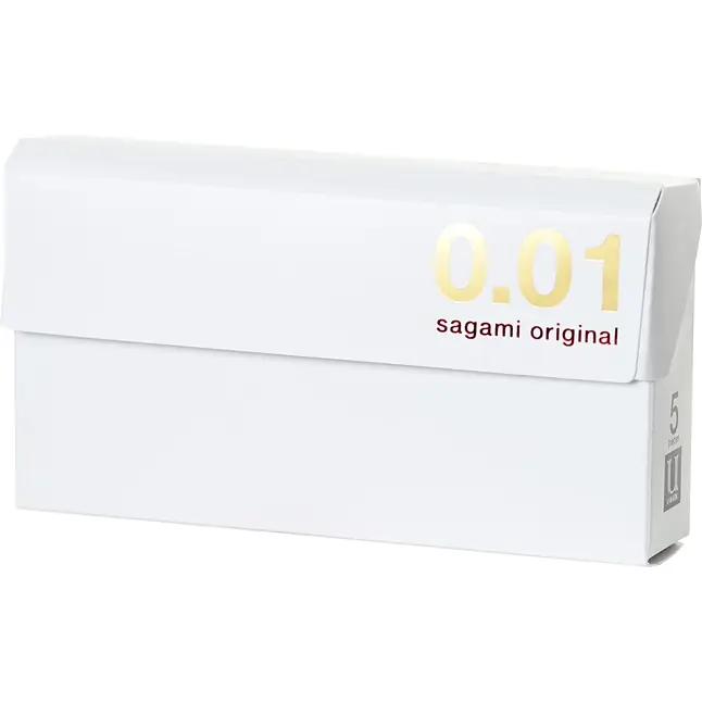 Супер тонкие презервативы Sagami Original 0.01 - 5 шт - Sagami Original