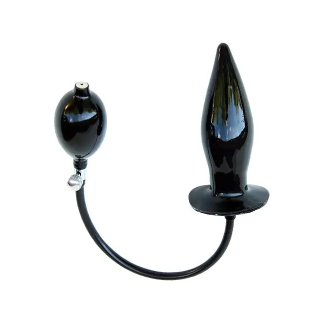 Надувная анальная пробка Inflatable Solid Butt Plug L - 13,5 см
