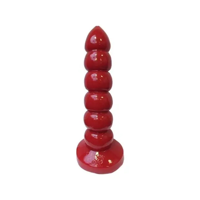Красная анальная пробка-гигант TSX Prostidude Red - 32 см