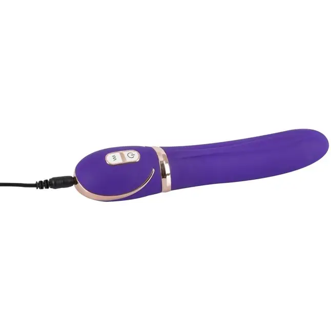 Фиолетовый вибромассажер для точки G Glam Up Purple GR - 22 см. Фотография 3.