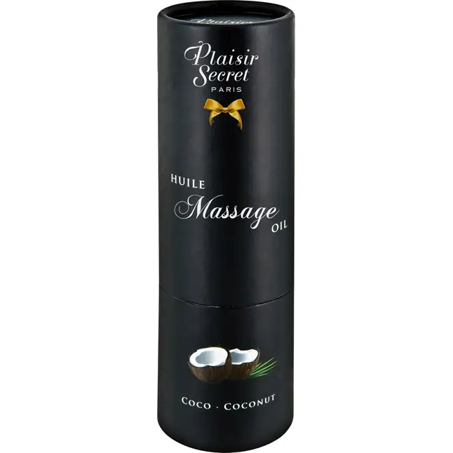 Массажное масло с ароматом кокоса Huile de Massage Gourmande Coco - 59 мл. Фотография 2.