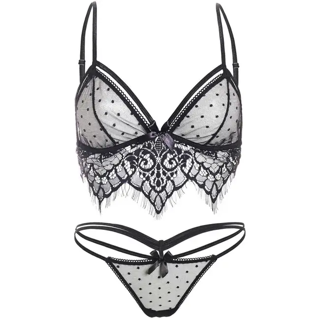 Комплект с лифом и стрингами BRA TOP, CHANTILLY LACE STRING. Фотография 5.