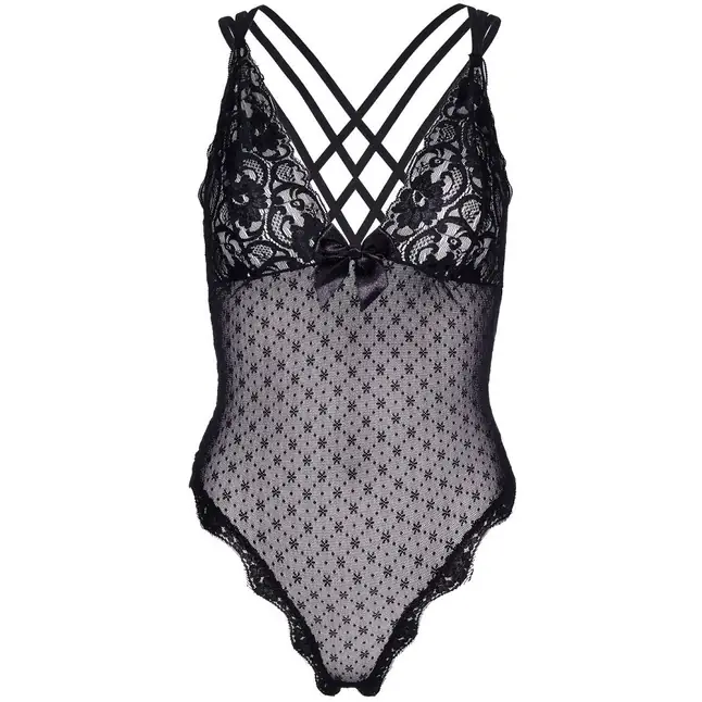 Кружевное боди POINT D ESPRIT TEDDY. Фотография 3.