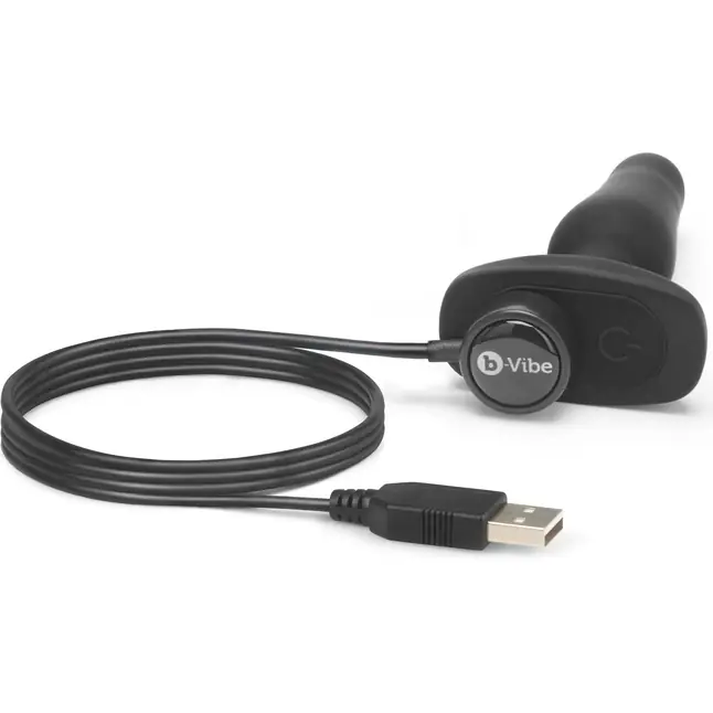 Анальная вибропробка чёрного цвета NOVICE REMOTE CONTROL PLUG BLACK - 10,2 см. Фотография 2.