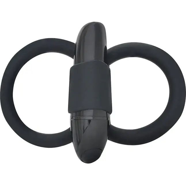 Эрекционное кольцо с подхватом и вибростимулятором MOJO APEIROS VIBRATING COCK / BALLS RING - Mojo