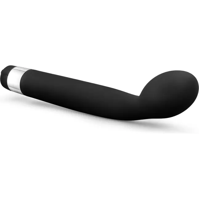 Чёрный G-стимулятор с вибрацией Scarlet G - 21 см - Rose. Фотография 4.