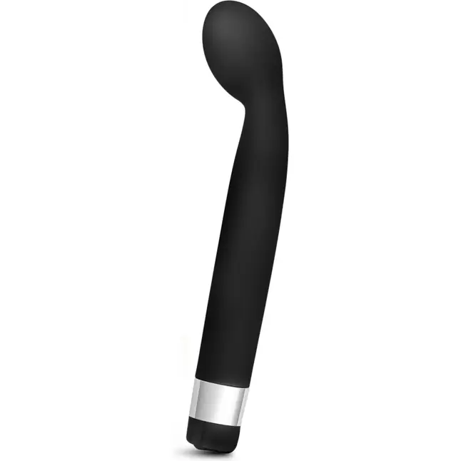 Чёрный G-стимулятор с вибрацией Scarlet G - 21 см - Rose