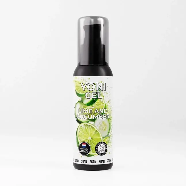 Лубрикант для орального секса SGAN со вкусом лайма и огурца - 100 мл