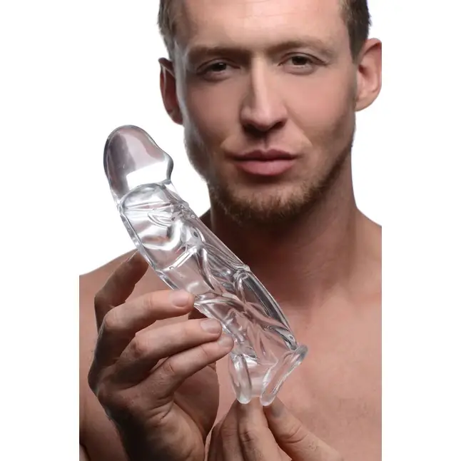 Прозрачная насадка для увеличения члена 2 Inch Clear Extender Sleeve - Size Matters. Фотография 3.