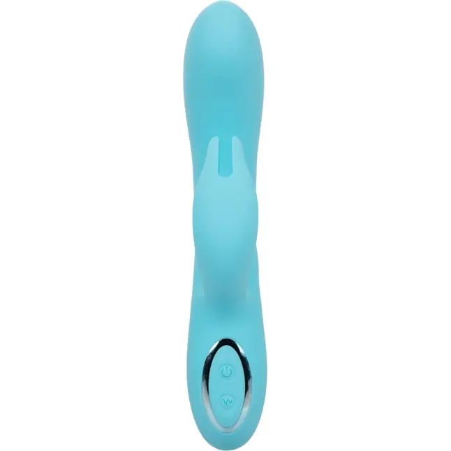 Голубой вибратор-кролик Bunny G - 22,7 см - Azure Collection. Фотография 5.