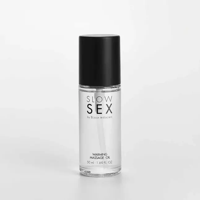 Съедобное cогревающее массажное масло Slow Sex - 50 мл. Фотография 2.