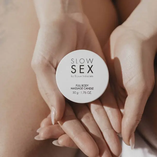 Массажная свеча для всего тела Slow Sex - 50 гр. Фотография 8.
