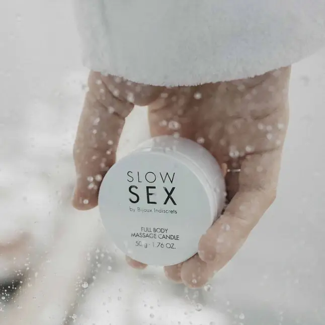 Массажная свеча для всего тела Slow Sex - 50 гр. Фотография 9.