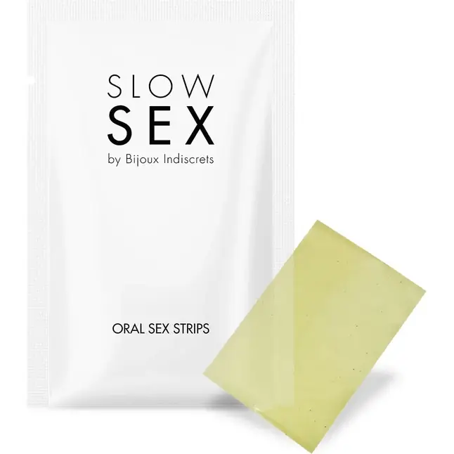 Полоски для орального секса Slow Sex Oral Sex Strips - 7 шт. Фотография 6.