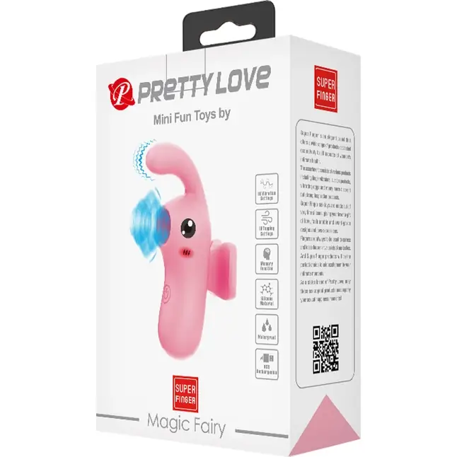 Розовый клиторальный стимулятор Magic Fairy - Pretty Love. Фотография 9.