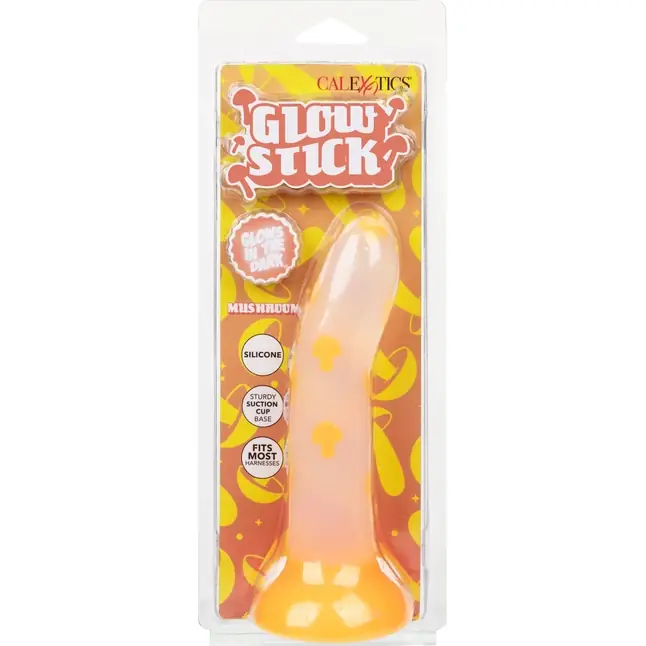 Светящийся в темноте фаллоимитатор Glow Stick Mushroom - Glow-in-the-Dark. Фотография 8.