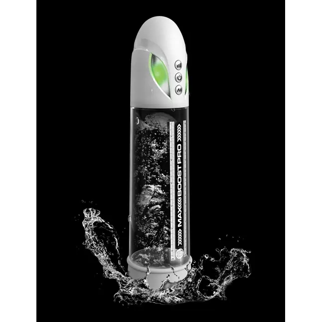 Белая вакуумная автоматическая помпа Max Boost Pro Flow - Pump Worx. Фотография 6.