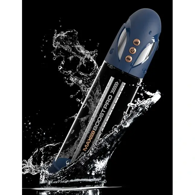 Синяя вакуумная автоматическая помпа Max Boost Pro Flow - Pump Worx. Фотография 7.
