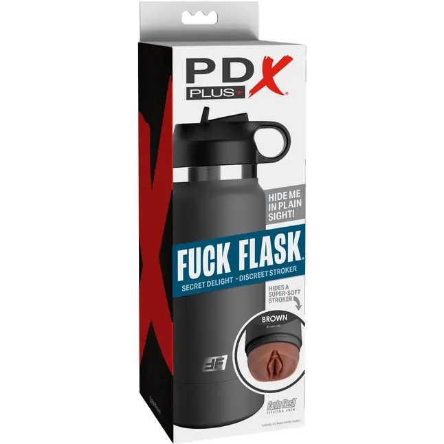 Смуглый мастурбатор-вагина в корпусе-бутылке Fck Flask - PDX Plus. Фотография 2.