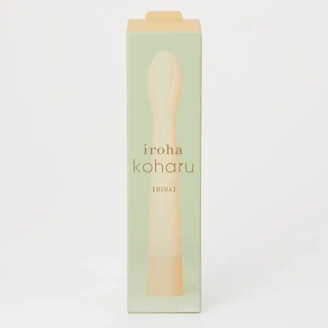 Желтый вибратор Iroha Koharu Hinatsubomi - 16 см - IROHA Vibrators. Фотография 2.