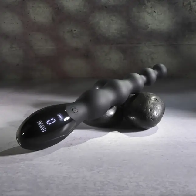 Черный анальный вибростимулятор Backdoor Baton - 24,1 см. Фотография 13.