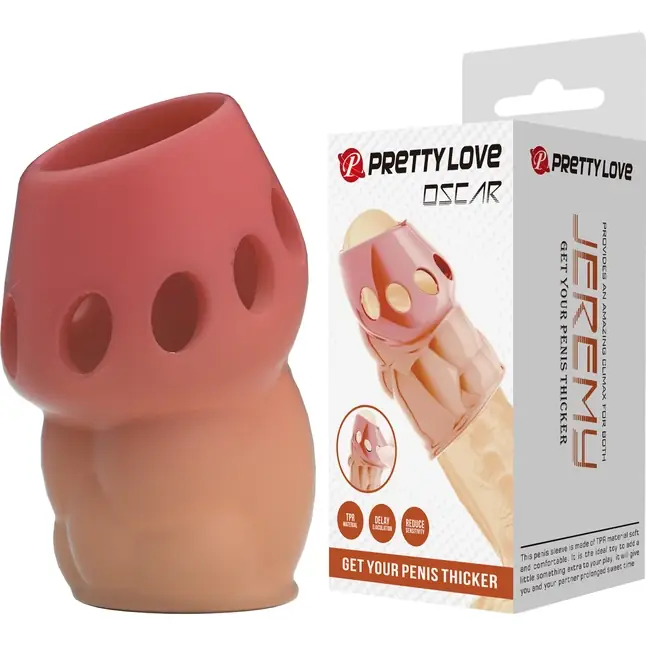Реалистичная насадка на пенис Oscar - Pretty Love. Фотография 2.