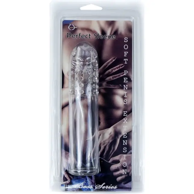 Прозрачная насадка-удлинитель Perfect Sleeve - 19 см. Фотография 2.