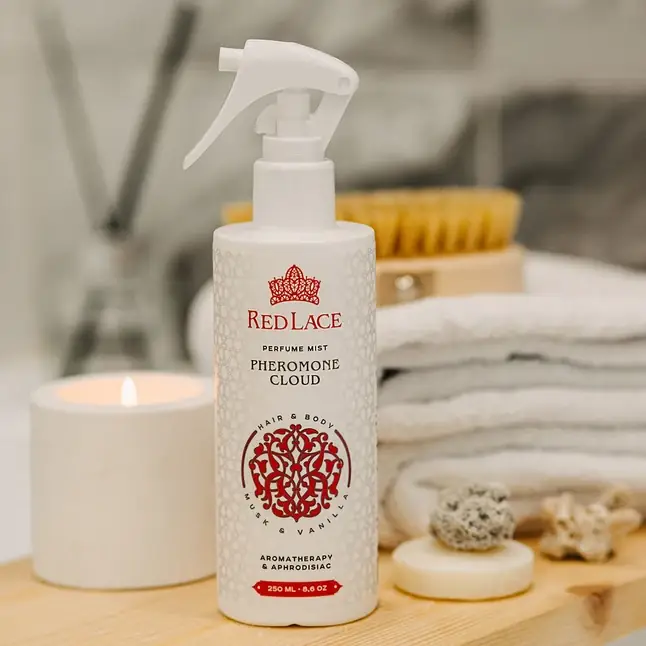 Мист для тела и белья с феромонами Red Lace Pheromone Cloud - 250 мл. Фотография 2.