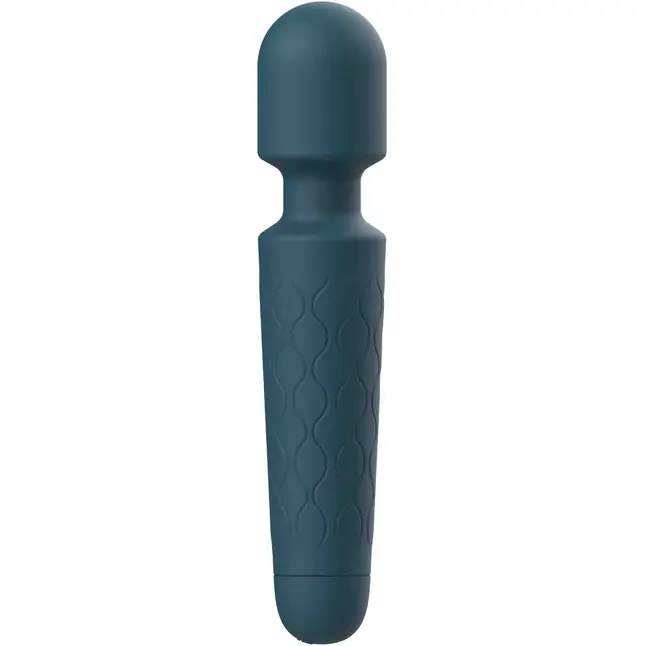 Зеленый жезловый вибромассажер Dreaming Wand - 20 см - Wand. Фотография 4.