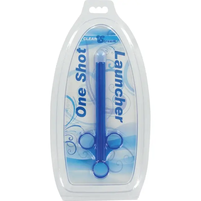Синий шприц для введения лубриканта XL Lubricant Launcher - CleanStream. Фотография 2.